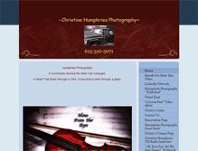 Tablet Screenshot of christinehumphriesphotography.com